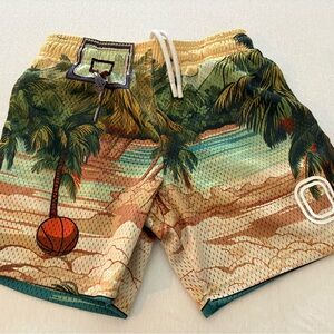 Overtime paradise palm shorts YL